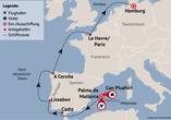Ihre Reiseroute