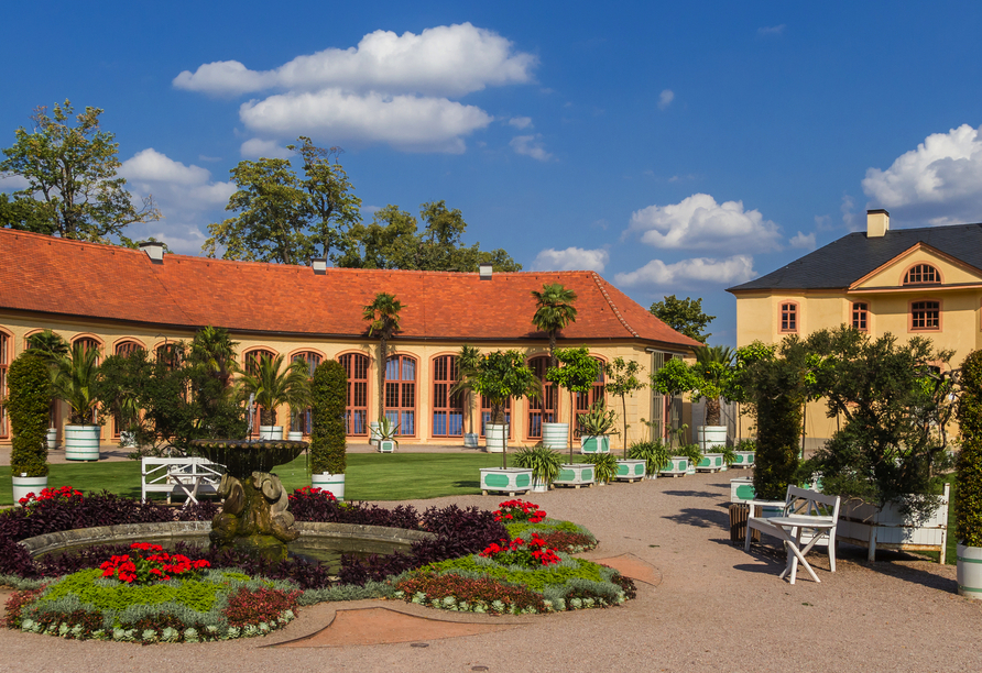Die barocken Gartenanlagen rund um Schloss Belvedere zeigen Weimar von seiner schönsten Seite.