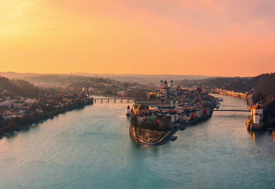 Machen Sie einen Ausflug nach Passau!
