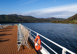 Das Sonnendeck bietet viel Platz und fantastische Ausblicke.