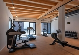 Im Fitnessraum können Sie körperlich aktiv werden.