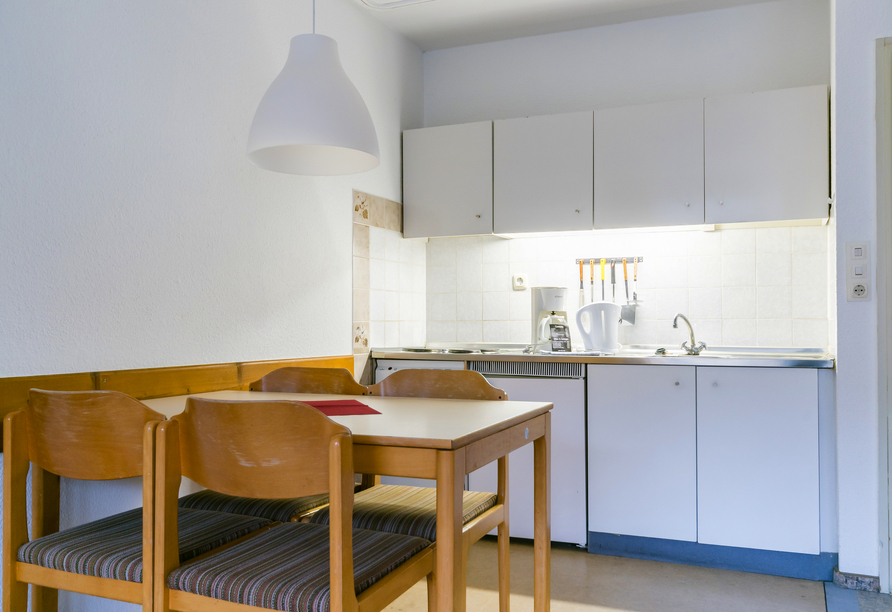 Beispiel für den Küchenbereich im Economy Twin-Appartement