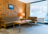Beispiel eines Wohnraums im Economy-Familienappartement