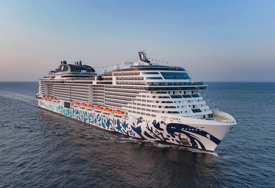 Herzlich willkommen an Bord der MSC Euribia!