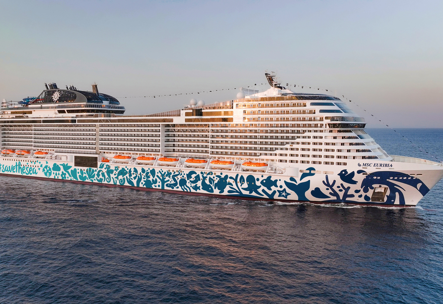 Außenansicht der MSC Euribia