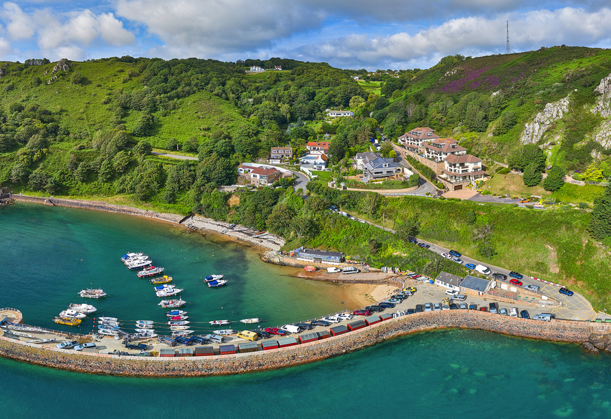 Bonne Nuit Bay wird Sie mit einem atemberaubenden Anblick beeindrucken.