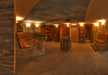 Saunalandschaft im Vitalhotel Sonneck
