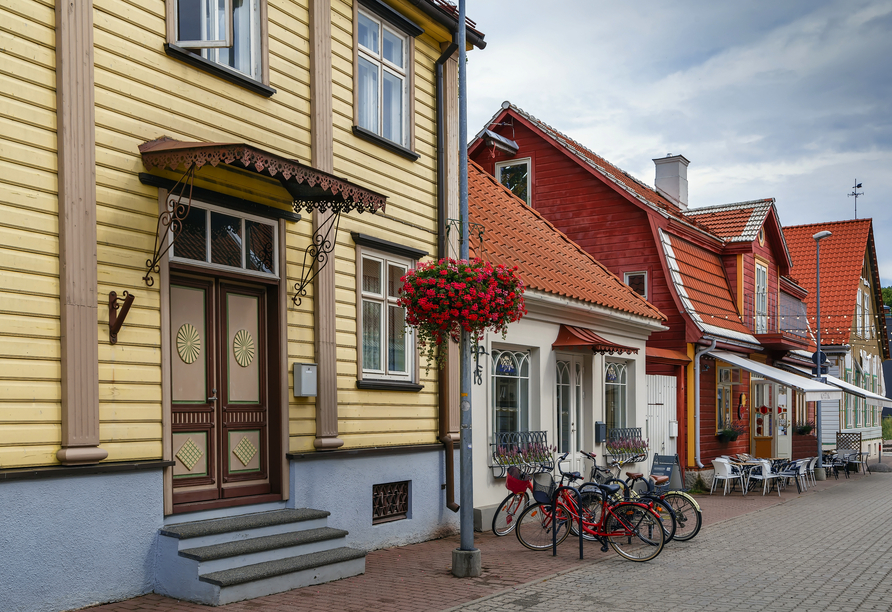 Bummeln Sie in Pärnu durch die romantischen Gassen und genießen Sie einen Moment voller Ruhe.
