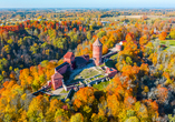 Die mittelalterliche Burg Turaida war einst die Residenz des Bischofs von Riga