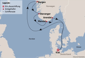 Ihre Reiseroute