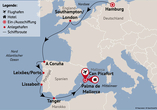 Ihre Reiseroute