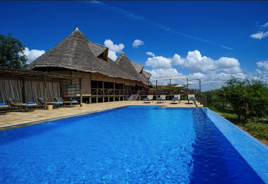 Beispiel einer Lodge im Tarangire Nationalpark