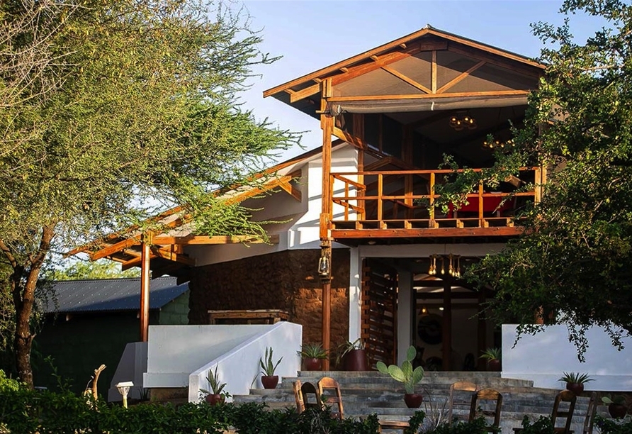 Beispiel einer Lodge im Lake Manyara Nationalpark
