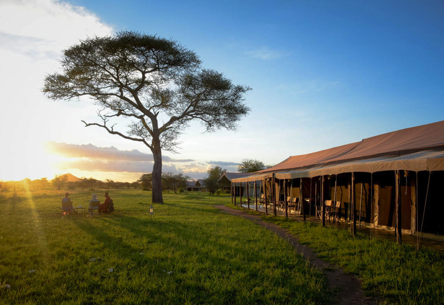 Beispiel einer Lodge im Serengeti Nationalpark