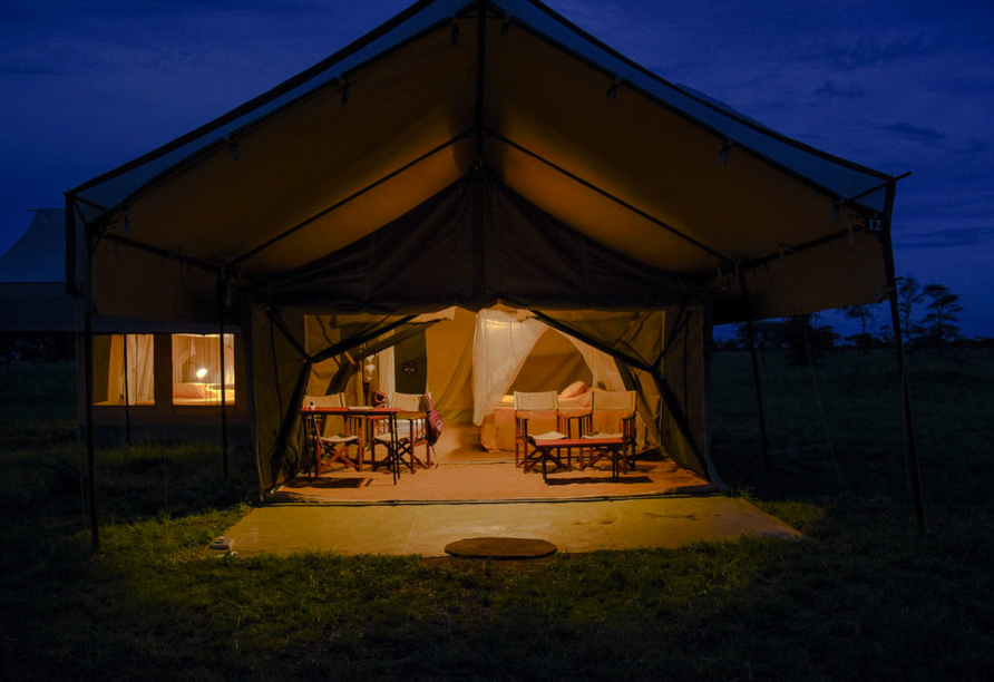 Beispiel einer Lodge im Serengeti Nationalpark