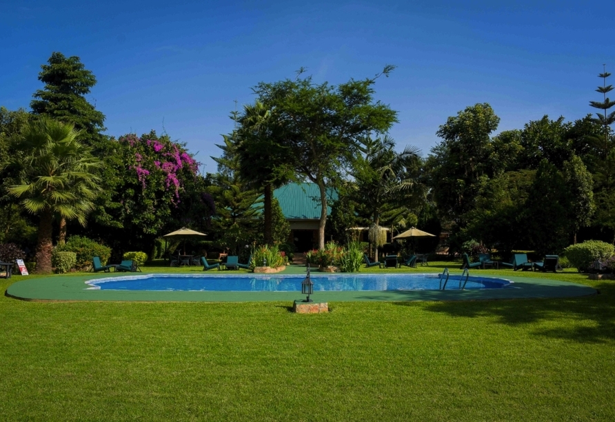 Beispiel einer Lodge am Ngorongoro-Krater