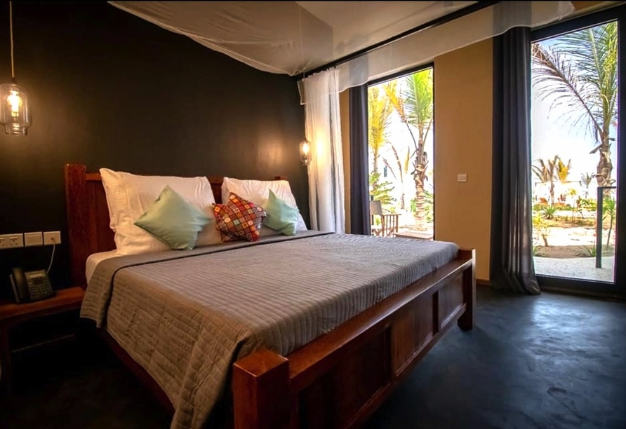 Beispiel eines Doppelzimmers in Ihrem Badehotel The One Resort Zanzibar
