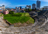 Tauchen Sie im römischen Amphitheater in Durrës ein in 2.500 Jahre Geschichte.