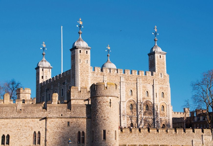 Im Rahmen des optionalen Eintrittsgelderpakets können Sie sich auf die Erkundung des Tower of London freuen.