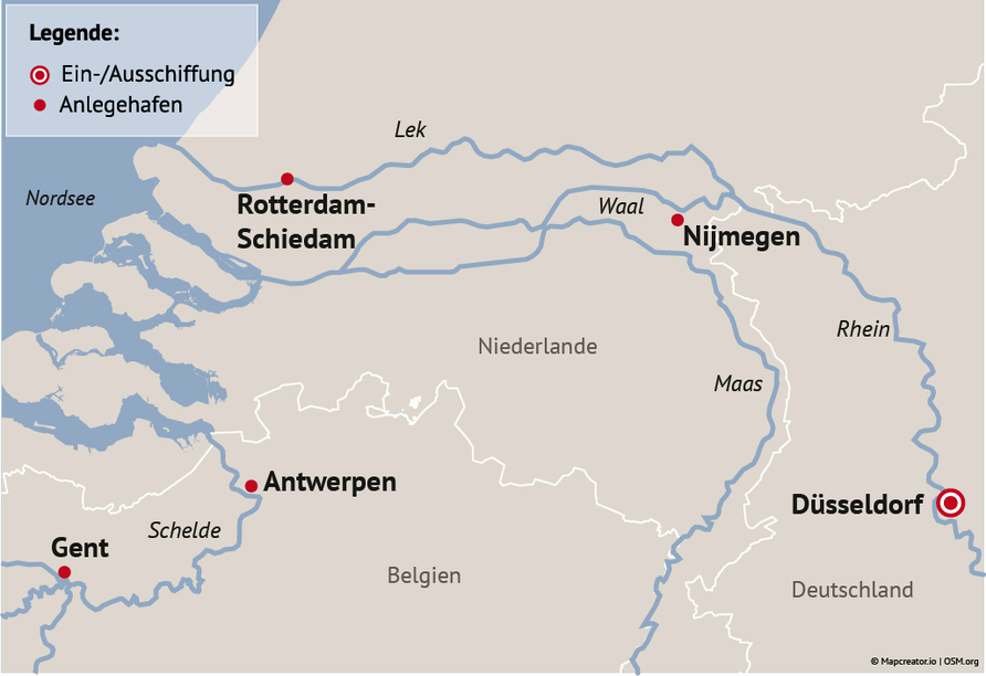 Ihre Reiseroute am 26.03.26