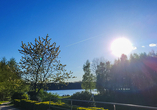 Genießen Sie vom Hotel aus den Blick auf das idyllische Ottermeer.