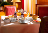 Genießen Sie ein exklusives Frühstück in Ihrem Urlaubshotel.