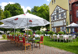 Terrasse des Hotels Braunschweiger Hof