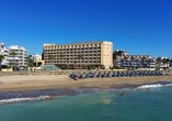 Ihr Urlaubshotel Gran Peñíscola empfängt Sie in atemberaubender Lage direkt am Strand.