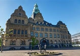 Das Rathaus ist eines der markantesten Bauwerke Recklinghausens.