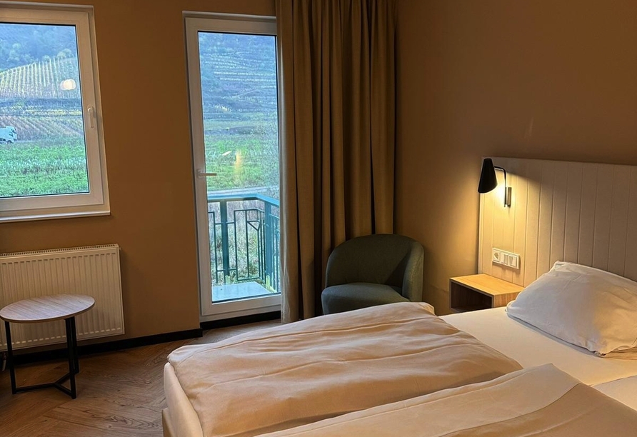 Beispiel eines Doppelzimmers im May Hotel Mayschoß
