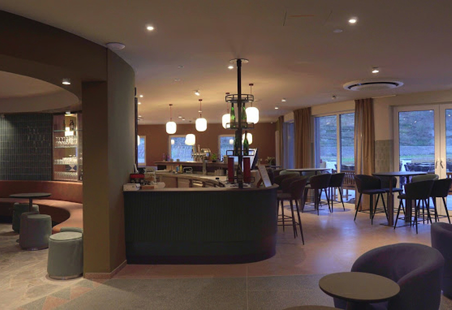 Lassen Sie sich mit köstlichen Speisen im Restaurant verwöhnen.
