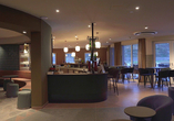 Lassen Sie sich mit köstlichen Speisen im Restaurant verwöhnen.