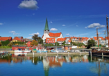 Das schöne Städtchen Rønne erwartet Sie auf der dänischen Insel Bornholm.
