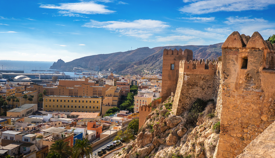  Ein Höhepunkt in Almería ist der Besuch der Alcazaba.
