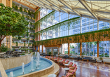 Das Hotel Playacapricho bietet eine schöne Lobby zum Verweilen.