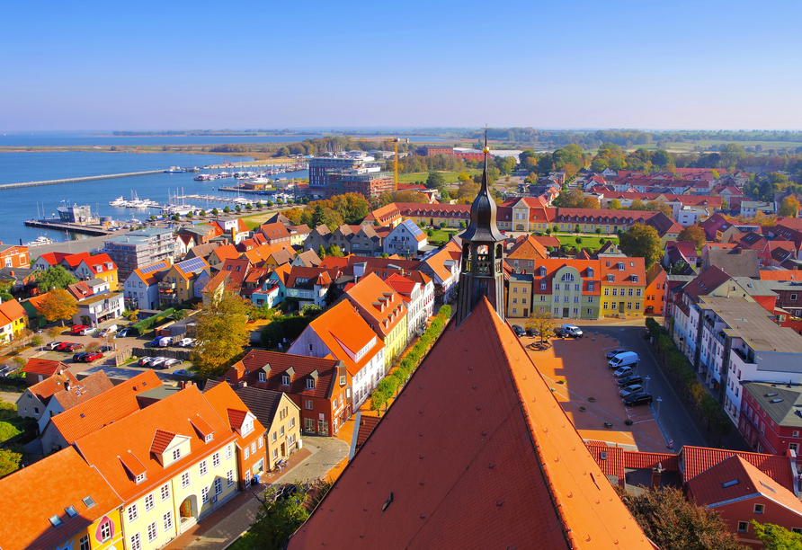 Die Altstadt von Barth begeistert mit zahlreichen spannenden Sehenswürdigkeiten.