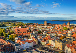Panoramablick über Stralsund 