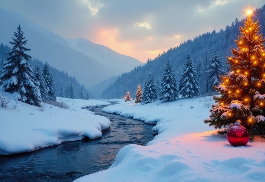 Winterliche Landschaften laden zum Genießen ein