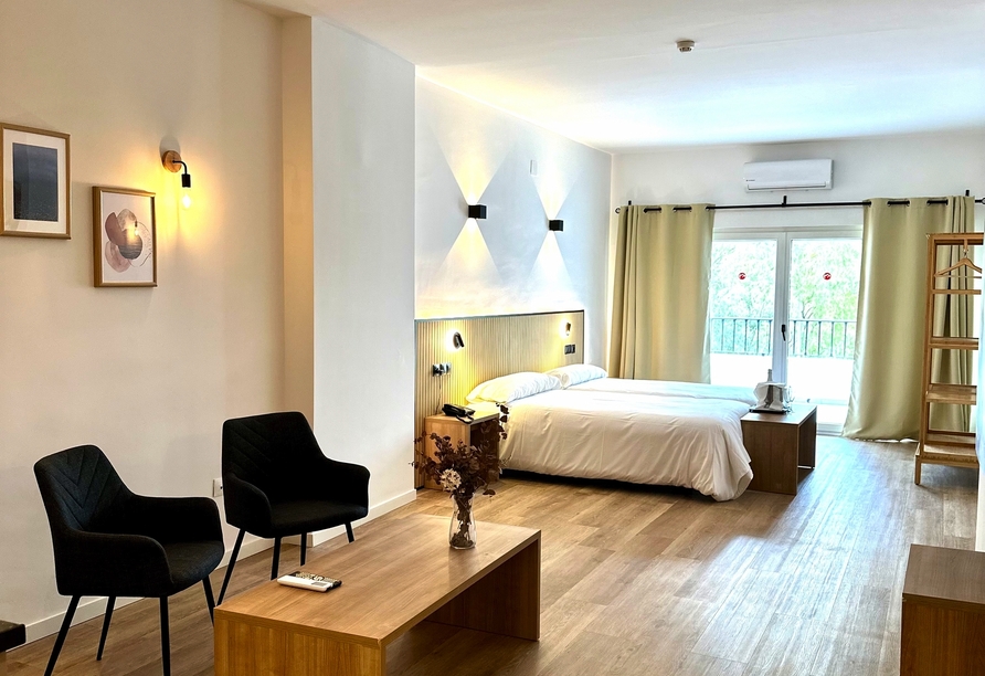 Beispiel eines Premium Studios seitlicher Meerblick
