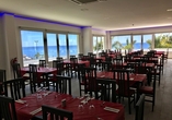 Im Restaurant werden Sie mit kulinarischen Köstlichkeiten verwöhnt.