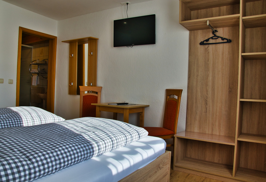 Beispiel eines Doppelzimmers im Hotel Gasthof Altmann in Warzenried