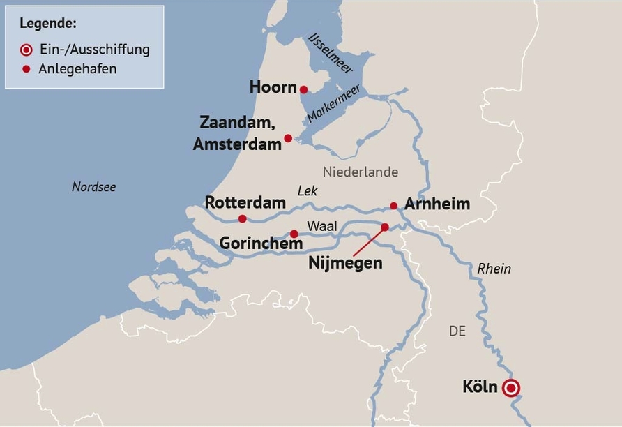 Ihre Reiseroute