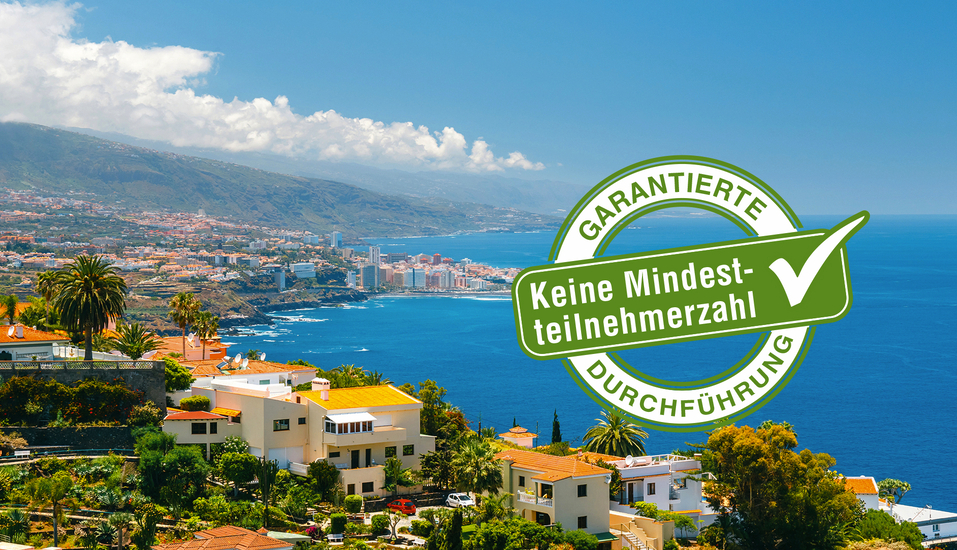 Die Hafenstadt Puerto de la Cruz bietet mildes Klima, blühende Landschaften und eine Fülle an Möglichkeiten.