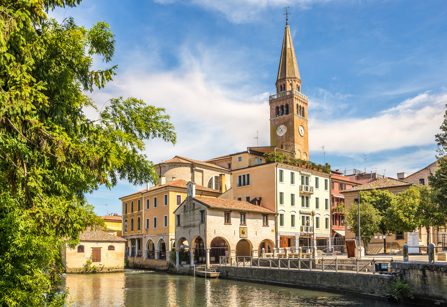 Die Altstadt von Portogruaro hat den Charme der venezianischen Gotik bewahrt. 