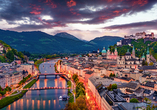 Besuchen Sie Salzburg, die Geburtsstadt von Amadeus Mozart.