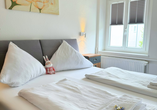Das Hotel Hasen spiegelt seinen Namen in der Gestaltung der Doppelzimmer Standard wider.