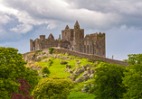 Der Rock of Cashel erzählt noch heute die eindrucksvolle Geschichte vom Glanz und der Macht des einstigen keltischen Königshauses. 