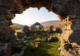 Die Klosterruine im Glendalough Tal bietet ein tolles Fotomotiv!