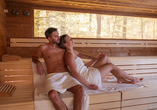 In der hoteleigenen Sauna können Sie entspannen. 
