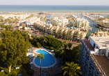 Ihr Hotel befindet sich am wunderschönen Yachthafen von Benalmádena.